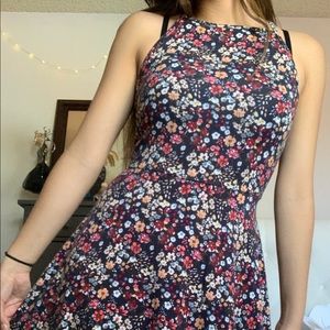 Hollister Floral Halter Dress